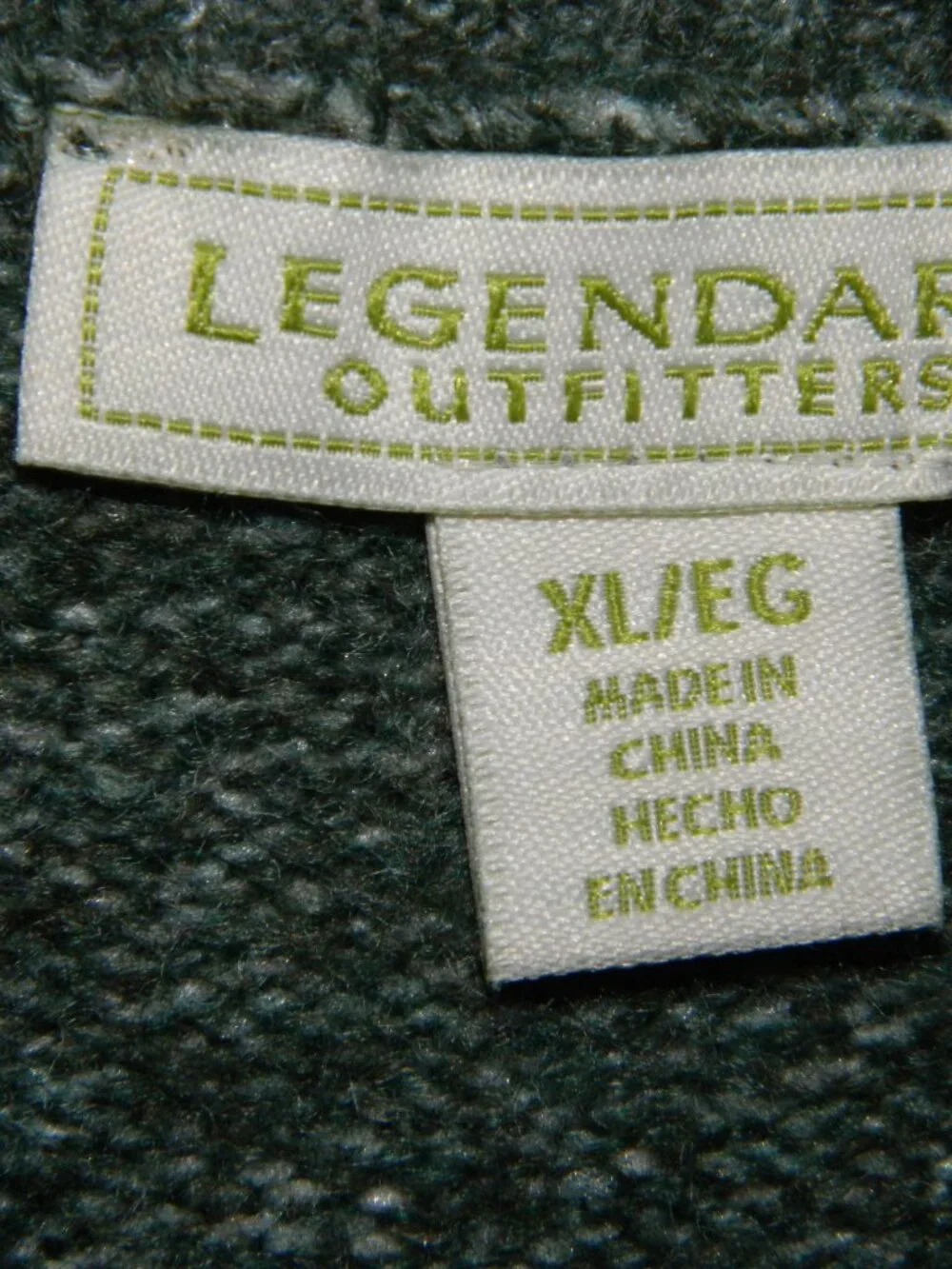 LEGENDARY OUTFITTERS Crewneck Knit Classic Sweater Sz XL (WW-33)